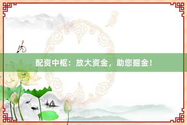 配资中枢：放大资金，助您掘金！